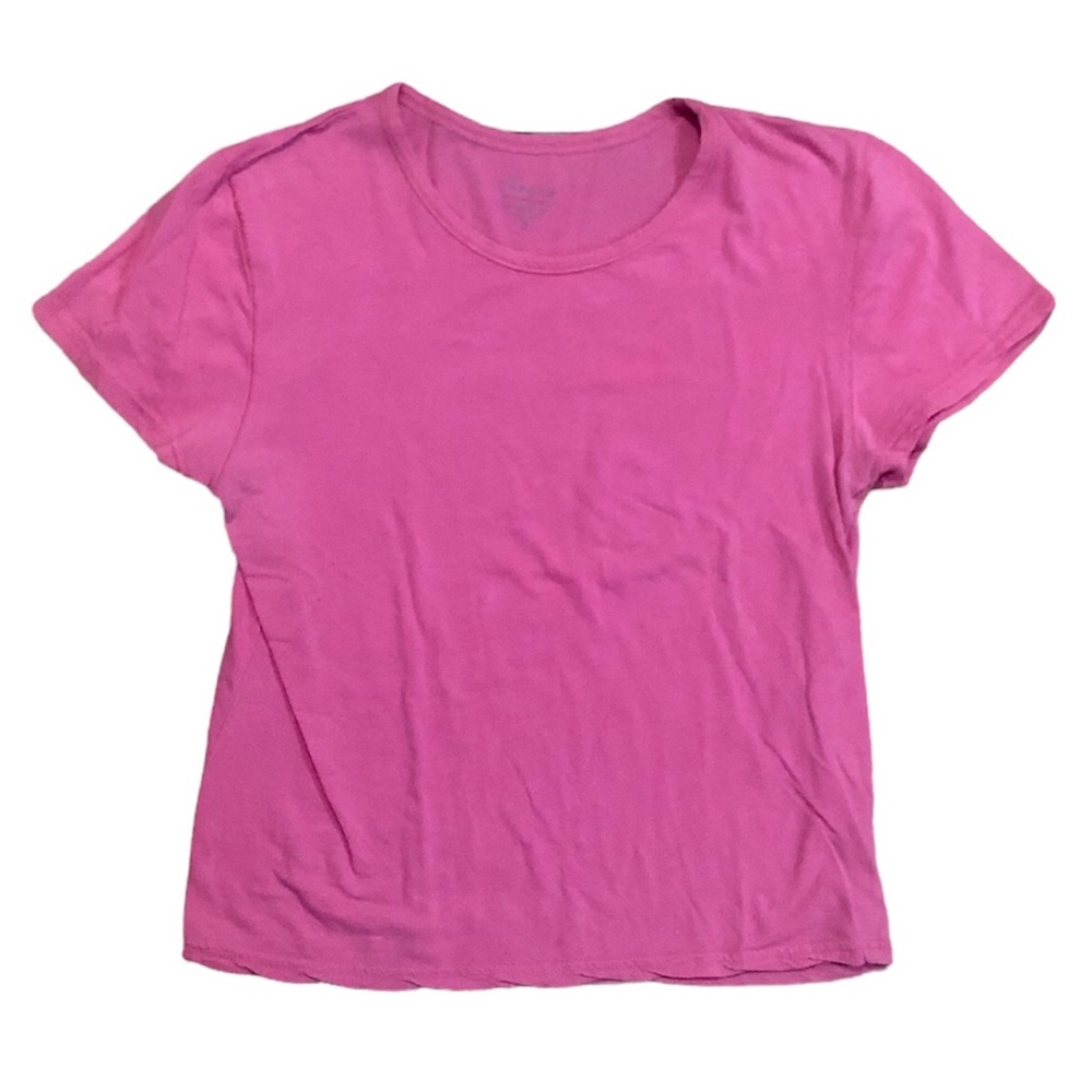 Pink crew neck t-shirt, Medium
